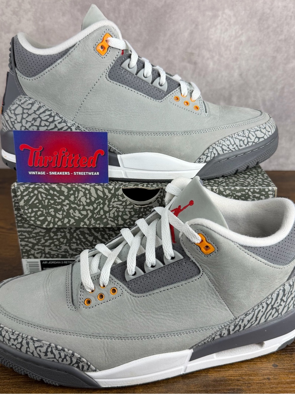 Air Jordan 3 Retro Cool Grey 2021 Size 11 CT8532-012 Men’s Sneakers OG Rare MJ